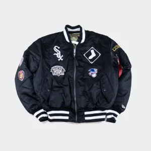 Alpha Industries x New Era MA-1 Black Bomber Jacket