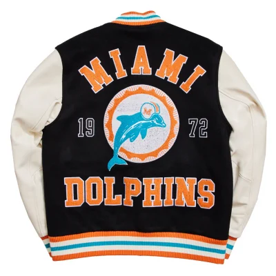 Andrew x Miami Dolphins “Throwback” Varsity Jackets
