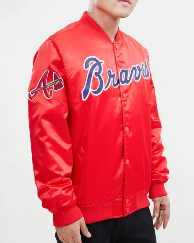 Atlanta Braves Big Logo World Series Red Jackets
