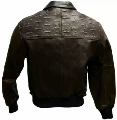 Black Pelle Pelle Emblem Leather Jackets