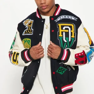 First Row Keep Things Simple Varsity Jacket Men's
