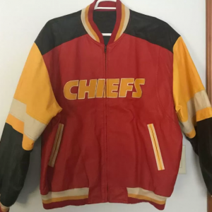 Kansas City Chiefs Multicolor Leather Jacket