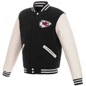 Kansas City Chiefs Varsity Wool & Leather Jacket