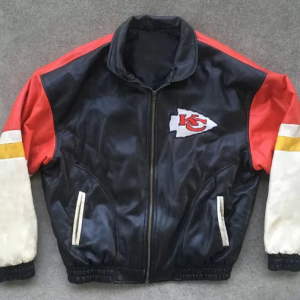 Kansas City Chiefs Zip-Up Leather Jacket