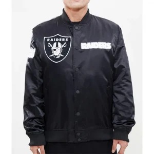 Las Vegas Raiders Pro Black Satin Jacket