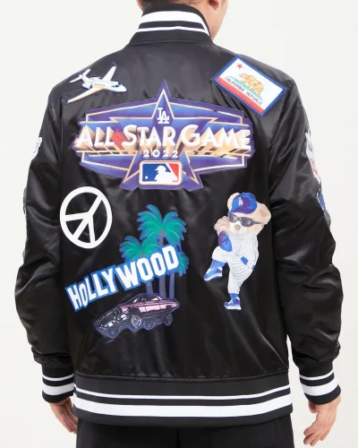 Los Angeles Dodgers All Star Satin Blue Jackets