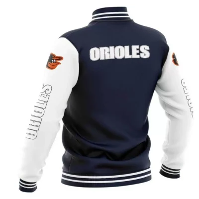 MLB Baltimore Orioles Navy Baseball Varsity Jackets