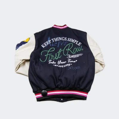 Men's First Row Keep Things Simple Varsity Jackets