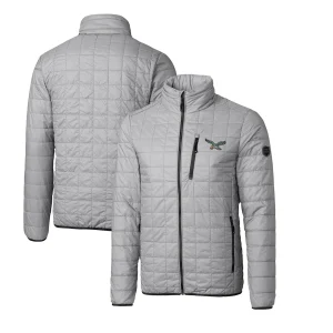 Men's Philadelphia Eagles Cutter Grey Puffer Jacket