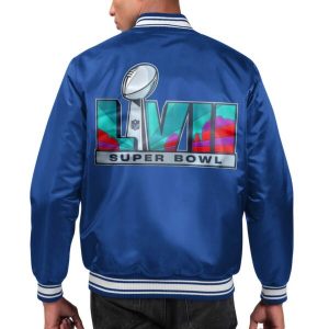 Men’s Super Bowl LVII Starter Royal Locker Room Jackets