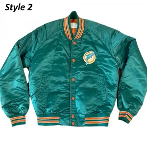 Miami Dolphins 80s Bomber Jacket