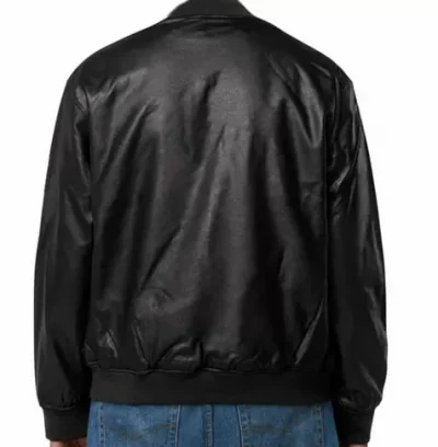 NFL Kansas City Chiefs Black Leather Varsity Jackets