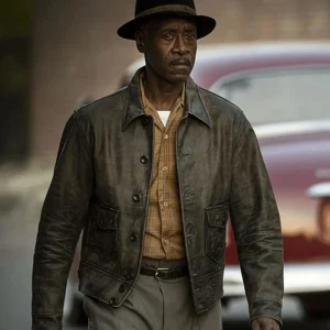 No Sudden Move Don Cheadle Brown Leather Jacket