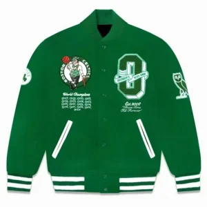 OVO Boston Celtics Varsity Green Wool Jacket