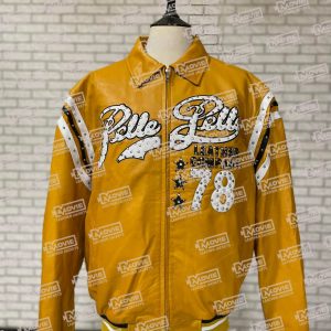 Pelle Pelle 1978 Marc Buchanan Yellow Leather Jacket