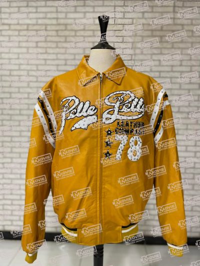 Pelle Pelle 1978 Marc Buchanan Yellow Leather Jacket