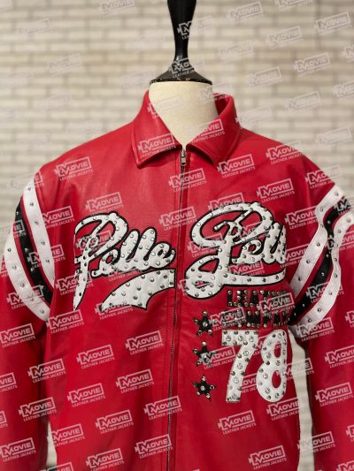Pelle Pelle Marc Buchanan Red Leather Jacket