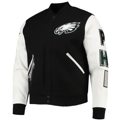 Philadelphia Eagles Logo Varsity Full-Zip Jacket