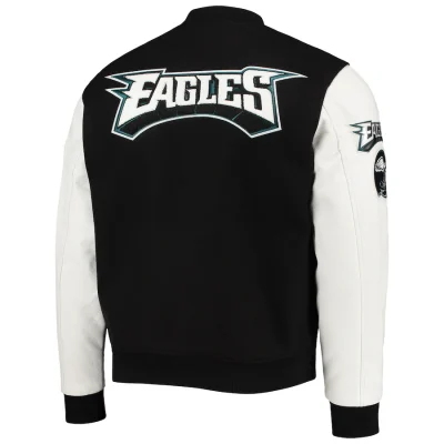 Philadelphia Eagles Logo Varsity Full-Zip Jackets