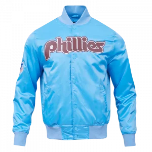 Philadelphia Phillies Retro Big Logo Blue Jacket