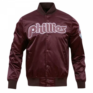 Philadelphia Phillies Retro Big Logo Maroon Jacket