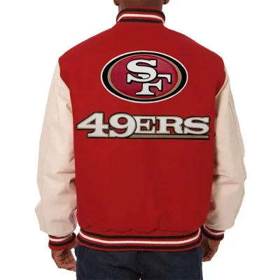 Scarlet & Cream San Francisco 49ers Varsity Jackets