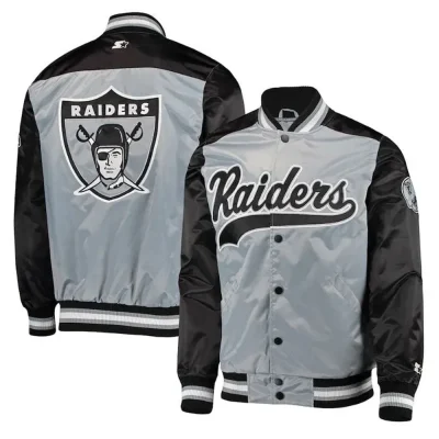 The Tradition II Las Vegas Raiders Satin Jacket