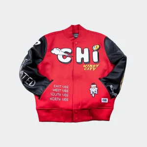 Wedding Cake Chicago Windy City Varsity Jacket