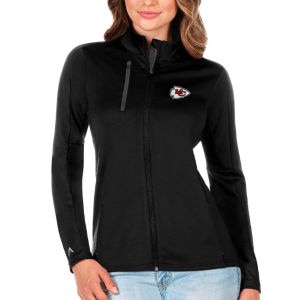 Women's Kansas City Chiefs Antigua Black Jacket