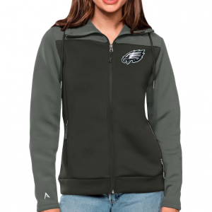 Women's Philadelphia Eagles Antigua Charcoal Jacket