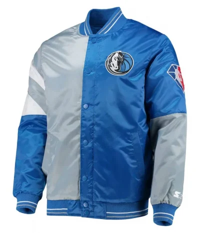 75th Anniversary Leader Dallas Mavericks Satin Jacket