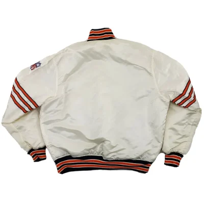 90s Chicago Bears White Jackets