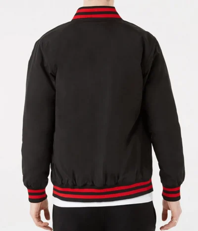 Chicago Bulls Bomber Black Cotton Jackets