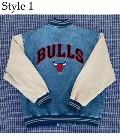 Chicago Bulls Vintage Blue Denim Jackets