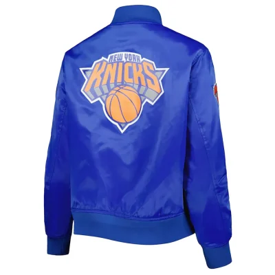 Classics NY Knicks Royal Satin Jackets