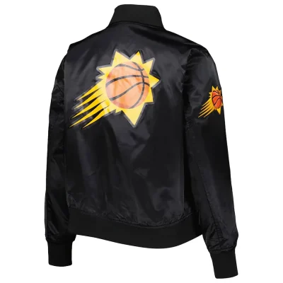 Classics Phoenix Suns Black Satin Jackets