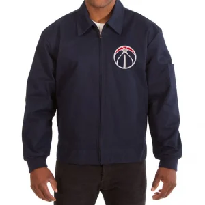 Cotton Washington Wizards Blue Jacket