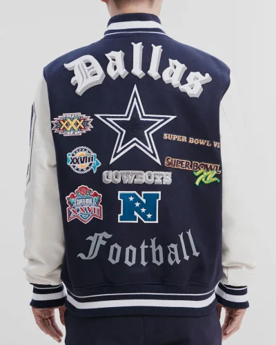 Dallas Cowboys Old English Varsity Jacket