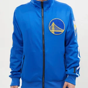 Golden State Warriors Classic DK Blue Track Jacket