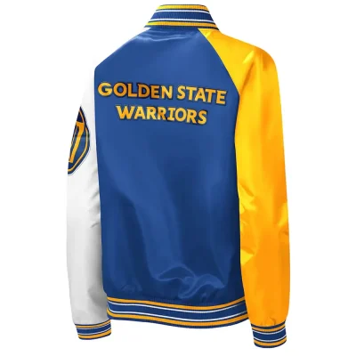 Golden State Warriors Tradition II Varsity Satin Jackets