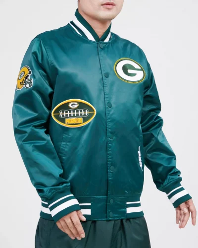 Green Bay Packers Old English Jacket