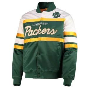 Green Bay Packers Special Script Heavyweight Satin Jacket