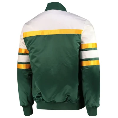Green Bay Packers Special Script Heavyweight Satin Jackets
