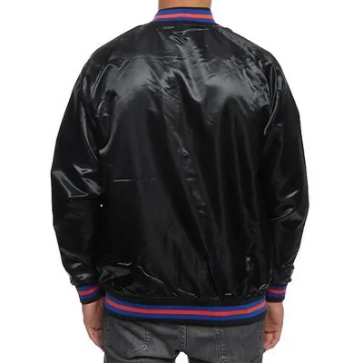 Hardwood Classics NY Knicks Satin Black Jackets