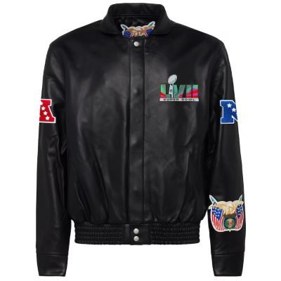 Jeff Hamilton Super Bowl LVII Leather Full-Snap Jacket