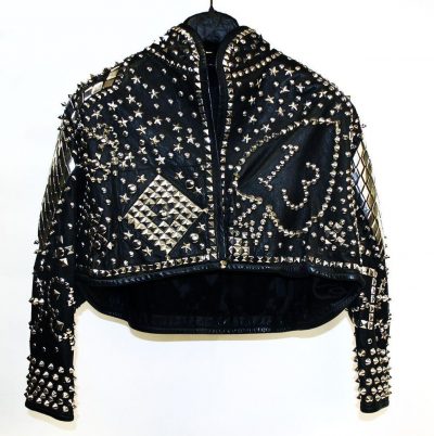 Kelly Lebrock’s Studs Leather Jacket