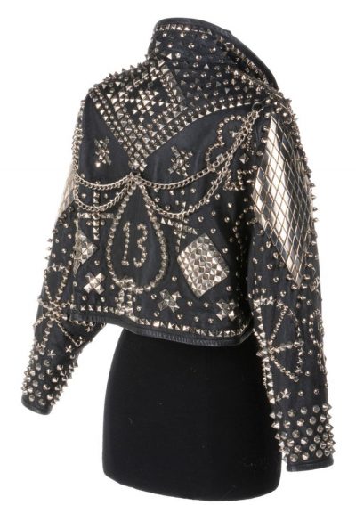 Kelly Lebrock’s Studs Leather Jackets