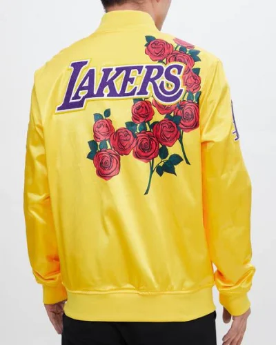 Los Angeles Lakers Rose Yellow Jacket