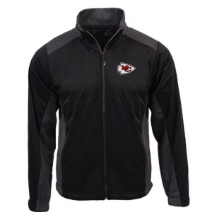 Men's Kansas City Chiefs Antigua Black Full-Zip Jacket