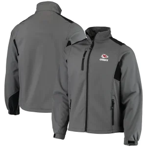Men's Kansas City Chiefs Charcoal Fleece Jacket